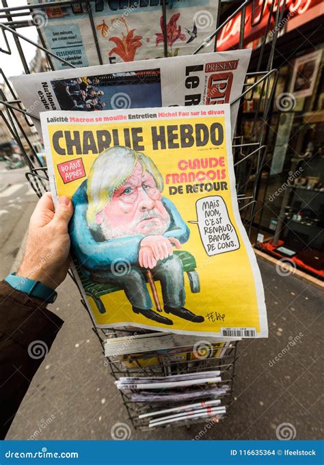 Charlie Hebdo Buy Press Satire Editorial Stock Image - Image of broadsheet, newspaper: 116635364