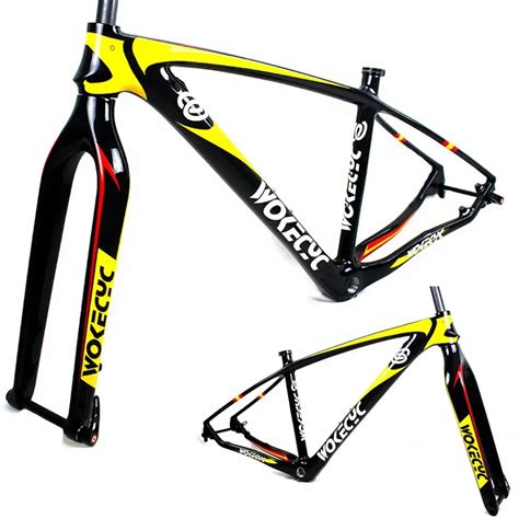 Carbon fiber MTB frame 29er plus carbon front Fork mountain bikes frames 29" bicycle frames 29 ...