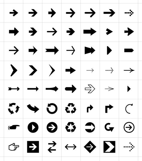 56 Free Arrow Symbols Icons - Free Vector Site | Download Free Vector Art, Graphics