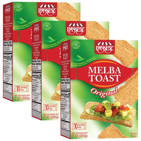 Melba Toast Flatbread Crackers - Original - Natural Thin and Crispy ...