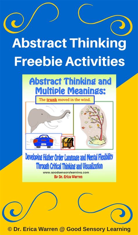 Abstract Thinking Freebie Activities - Classroom Freebies