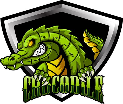 Crocodile sport mascot logo design By Visink | TheHungryJPEG