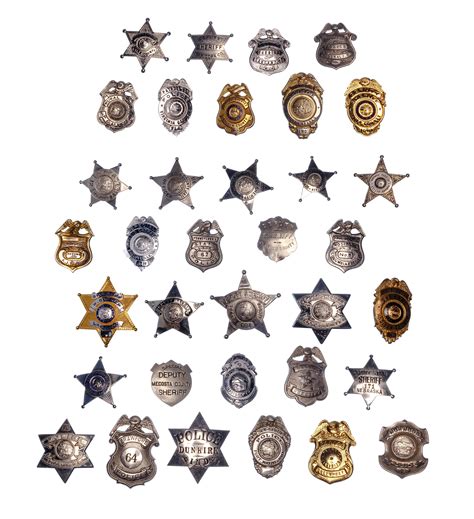 Obsolete Police Badge Assortment Auction