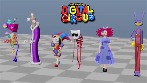 The Amazing Digital Circus: Pilot - All Character Walk Animation ...