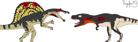 BBC Spinosaurus VS T-rex by KaijuFan113 on DeviantArt