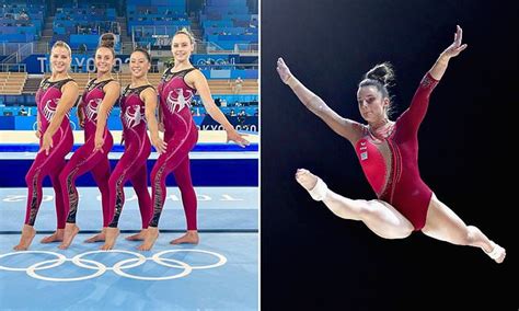 German athletes debut unitards as they condemn 'sexualisation in gymnastics' | Daily Mail Online