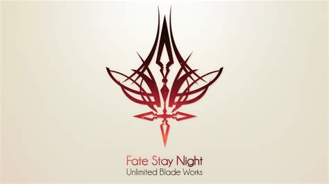 Fate Stay Night logo, artwork, Fate Series, Fate/Stay Night, Fate/Stay Night: Unlimited Blade ...