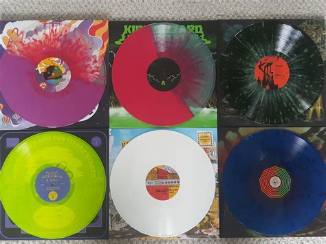 My collection of coloured records. : r/vinyl