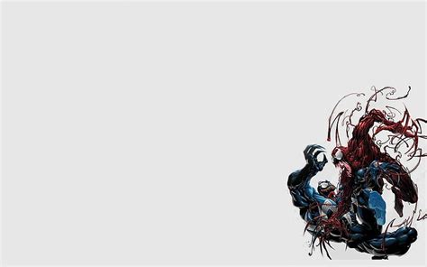 HD wallpaper: Comics, Venom vs Carnage, copy space, white background, creativity | Wallpaper Flare