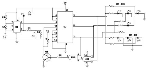 Electronic Dice Circuit