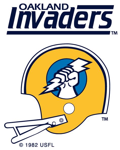 Oakland Invaders | Pro football teams, Football helmet design, Vintage ...