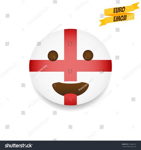 Euro Emoji England Flag Emoticon Emoticon Stock Vector (Royalty Free ...