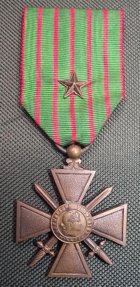 Crow Valley Militaria | WW1 French Croix de Guerre Medal.