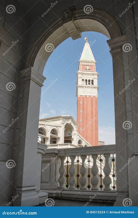 Macau city and its skyline editorial stock image. Image of baroque ...