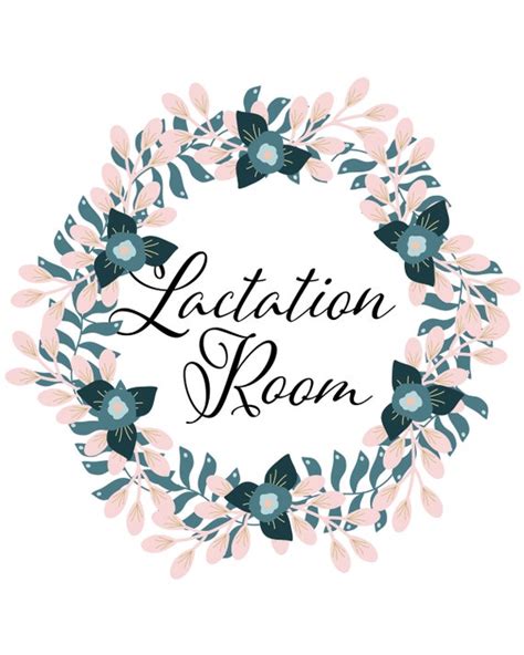 Lactation Room Printable Breastfeeding Sign Lactation Gift | Etsy