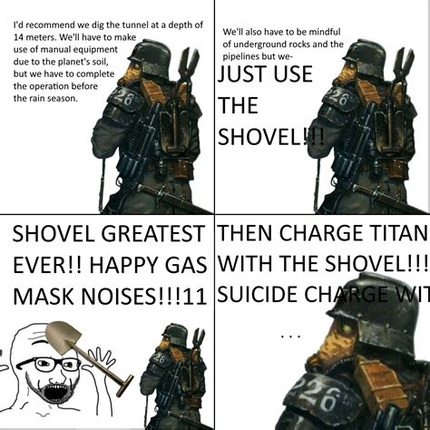 Haha shovel amirite? : r/Grimdank