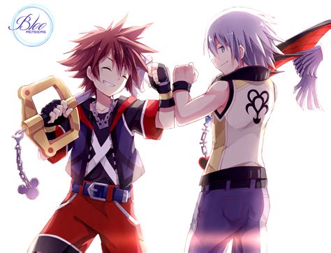 Riku and Sora Render by Bloozi on DeviantArt