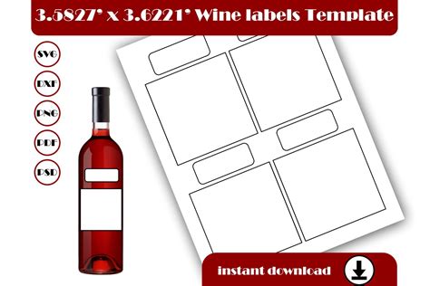 Wine Label Template Free Download Database - vrogue.co