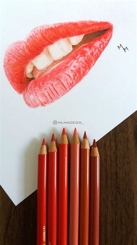 Realistic Mouth Drawing