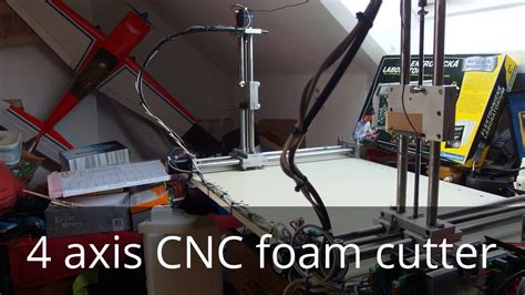 DIY 4axis CNC foam cutter - YouTube