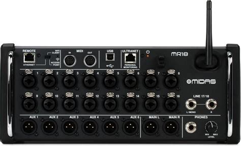 Midas MR18 Digital Mixing Console in India /Mumbai/Delhi/Chennai ...