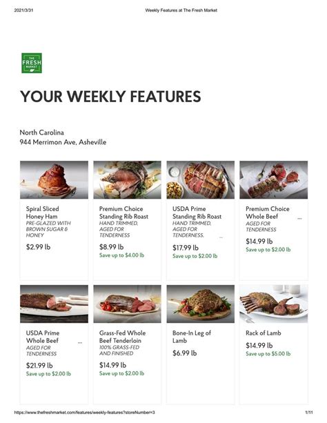 The Fresh Market Weekly Ad Mar 31 – Apr 06, 2021