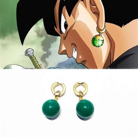 Dragon Ball Z - Potara Fusion Earrings of Vegito - Clip-on - Green ...