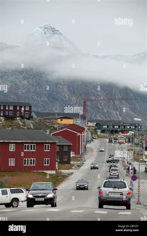 downtown Nuuk, the capital of Greenland Stock Photo - Alamy