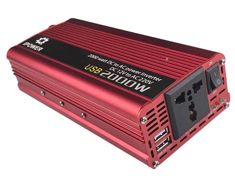 Professional 2000W Car Inverter DC 12V to AC 220V 240V Power Inverter ...