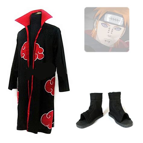 Authentic Naruto Akatsuki Pain Anime Cosplay Costume For Fans ...