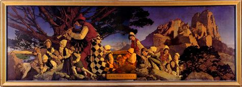 The Pied Piper of Hamelin [Maxfield Parrish] | Sartle - Rogue Art History