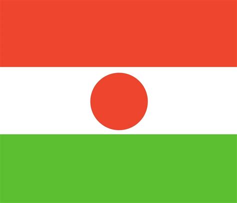 Niger flag. Official colors and proportions. National Niger flag ...