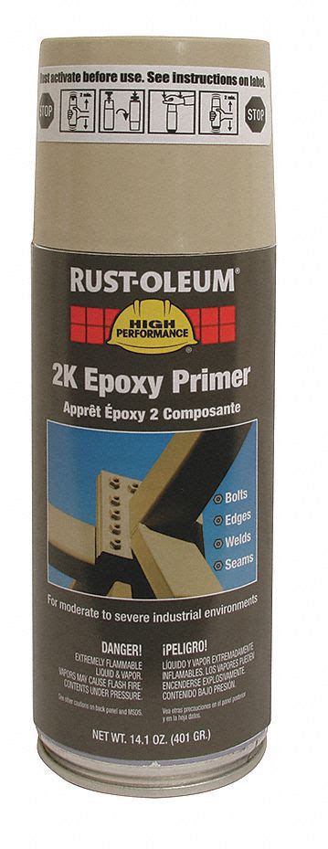 RUST-OLEUM, Exterior, Gen Purpose Spray Primer, Spray Epoxy Primer ...