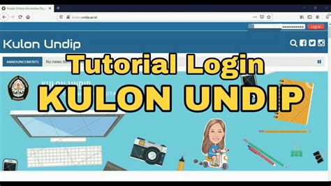 Tutorial Login KULON UNDIP - YouTube