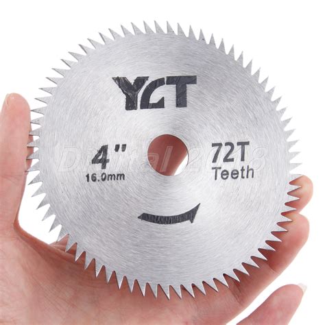 1Pc High Speed Steel Circular Saw Blades 4" inch 72 Teeth Cutting Off ...