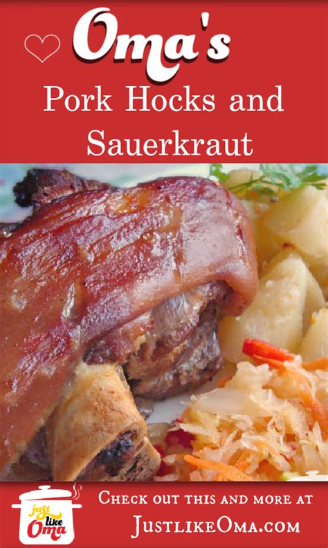 Pork Hocks and Sauerkraut made Just like Oma