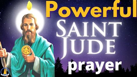 Powerful Saint Jude prayer for a Miracle for urgent needs - YouTube