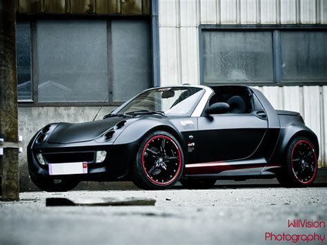 Matte Black Smart Roadster "Smirnoff" by ood'X Racing | Flickr