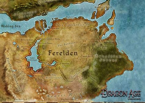 Dragon Age Map Of Ferelden - Dragon Age: Inquisition Walkthrough, Game ...