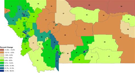 Population Map Of Montana - Angie Bobette