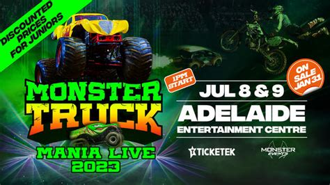 Monster Truck Mania | Adelaide Entertainment Centre | 8 & 9 Jul 2023 - Cat Fish Waiter