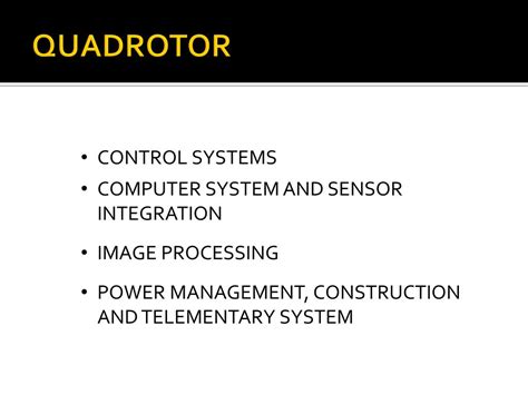 PPT - QUADROTOR CONTROL SYSTEM PowerPoint Presentation, free download - ID:1853179