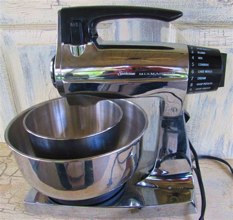 Vintage 1960'S Sunbeam Mixmaster Chrome StandHand by OldToNew