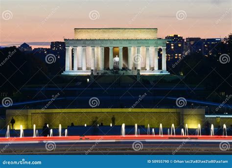 Abraham Lincoln Memorial at Night - Washington DC, USA Stock Photo - Image of head, hero: 50955790
