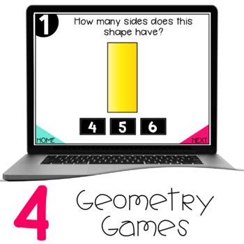 Interactive Math Games - Geometry by All Students Can Shine | TPT