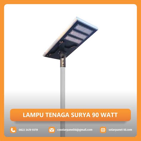 Jual Lampu Jalan Tenaga Surya 90 Watt – SOLARPANEL-ID