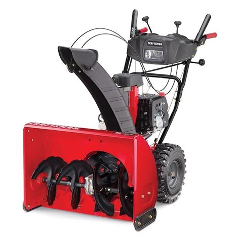 CRAFTSMAN SB470 28-in 243-cc Two-Stage Self-Propelled Gas Snow Blower ...