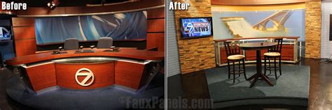 Newsroom Set Design Goes Faux - Barron Designs