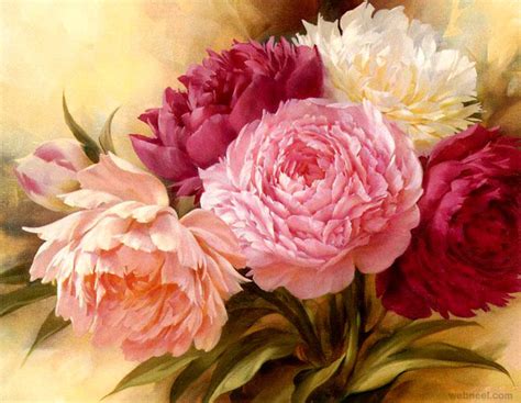 Flower Painting Rose 17 - Full Image