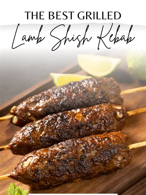 The Best Healthy Grilled Lamb Shish Kebab Recipe! - Easy Living Today